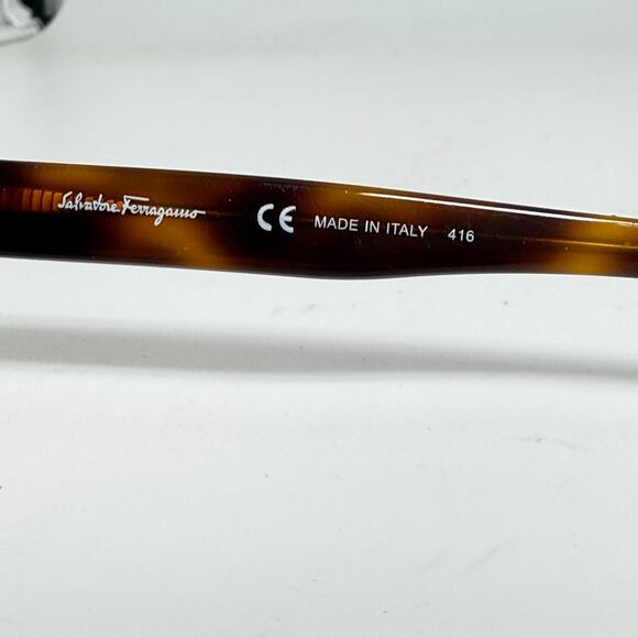 Salvatore Ferragamo SF2780 214 54/18 145 Italy Brown Eye Frames H19019 - Picture 6 of 7